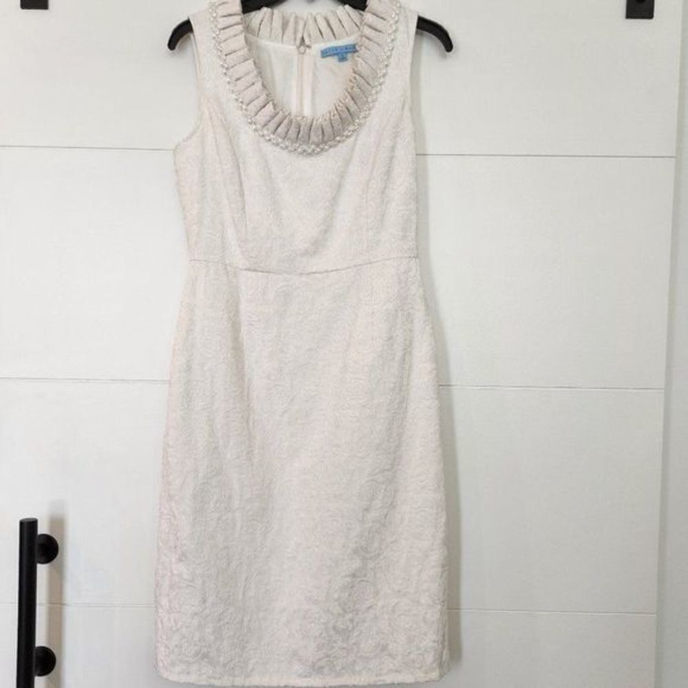 Antonio Melani Brocade Sleveless Midi‎ Dress